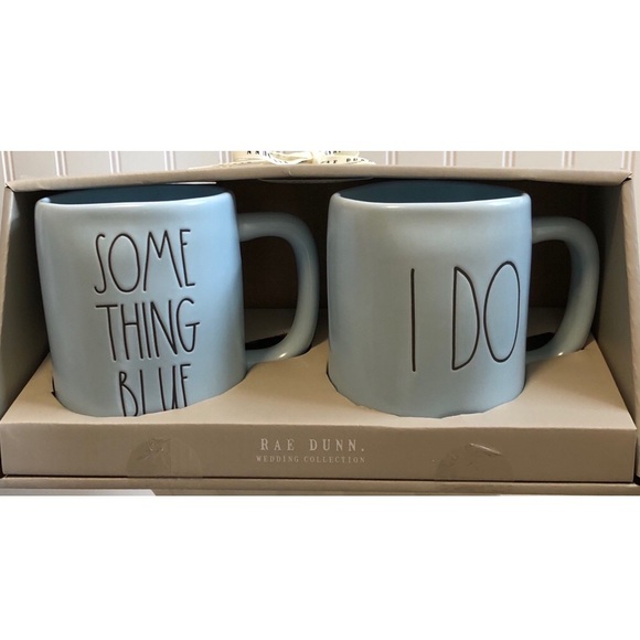Rae Dunn Set of 2 Mugs 👰🏻 Wedding Collection NIB - Picture 2 of 4